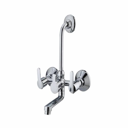Wall Mixer with Provision for Overhead Shower Chrome